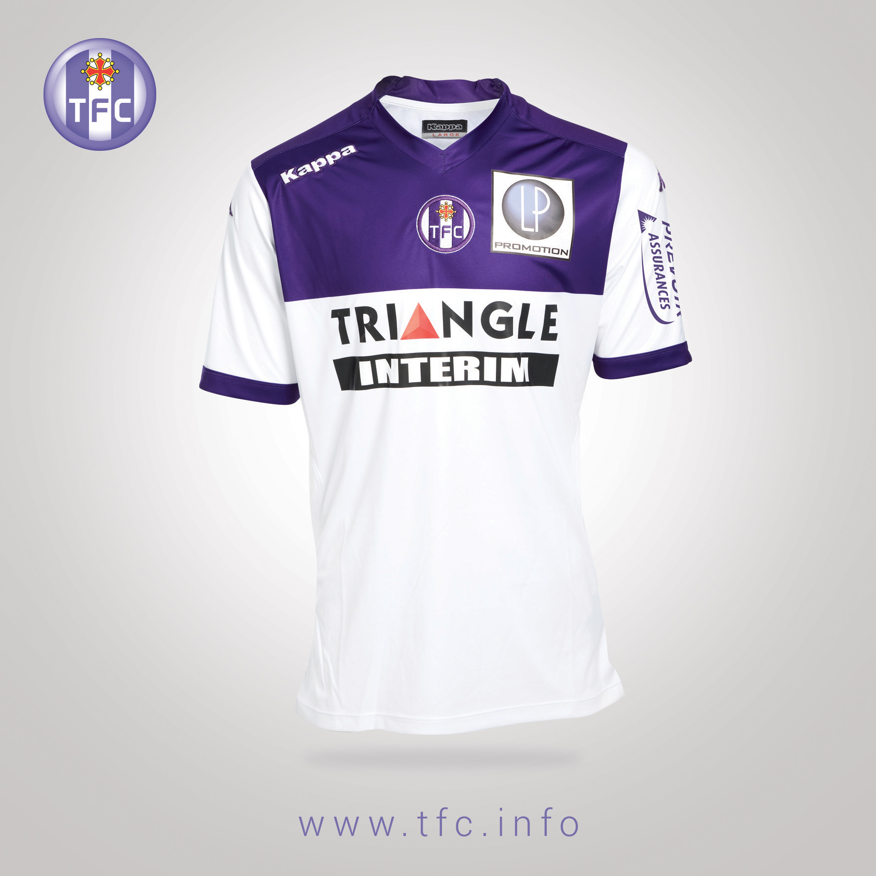 Nouveau Maillot exterieur 2014 2015 Toulouse FC - Kappa away kit