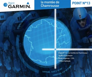 Garmin vous invite à découvrir les points clés des étapes du Tour de France avec « Le Point Garmin »