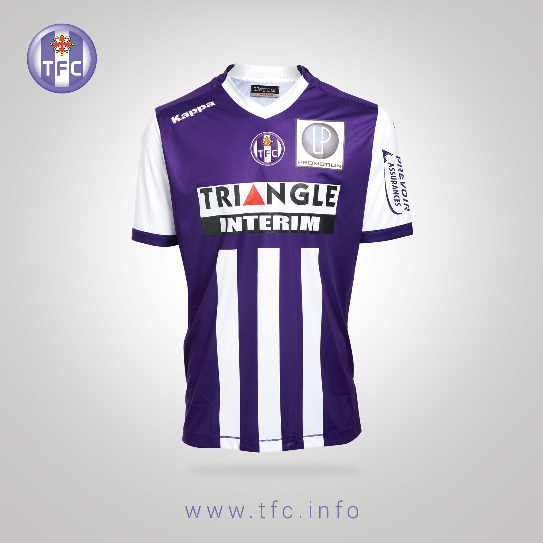 nouveau maillot domicile (home) 2014 2015 Toulouse FC - Kappa