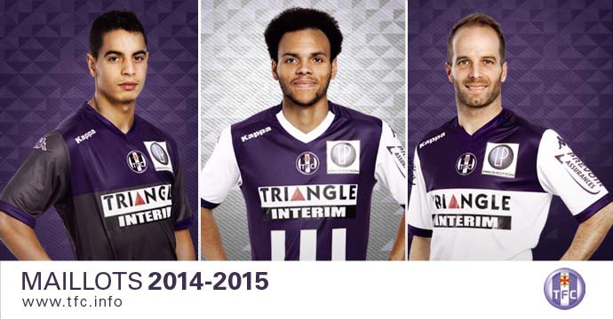 nouveaux maillots 14-15 Toulouse FC (Kappa)