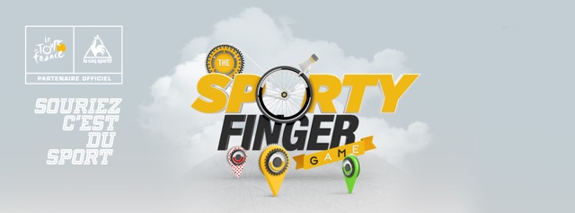 sporty finger game tour de france 2014 le coq sportif
