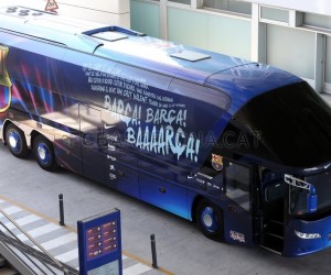 Le nouveau bus du FC Barcelone pour la saison 2014/2015