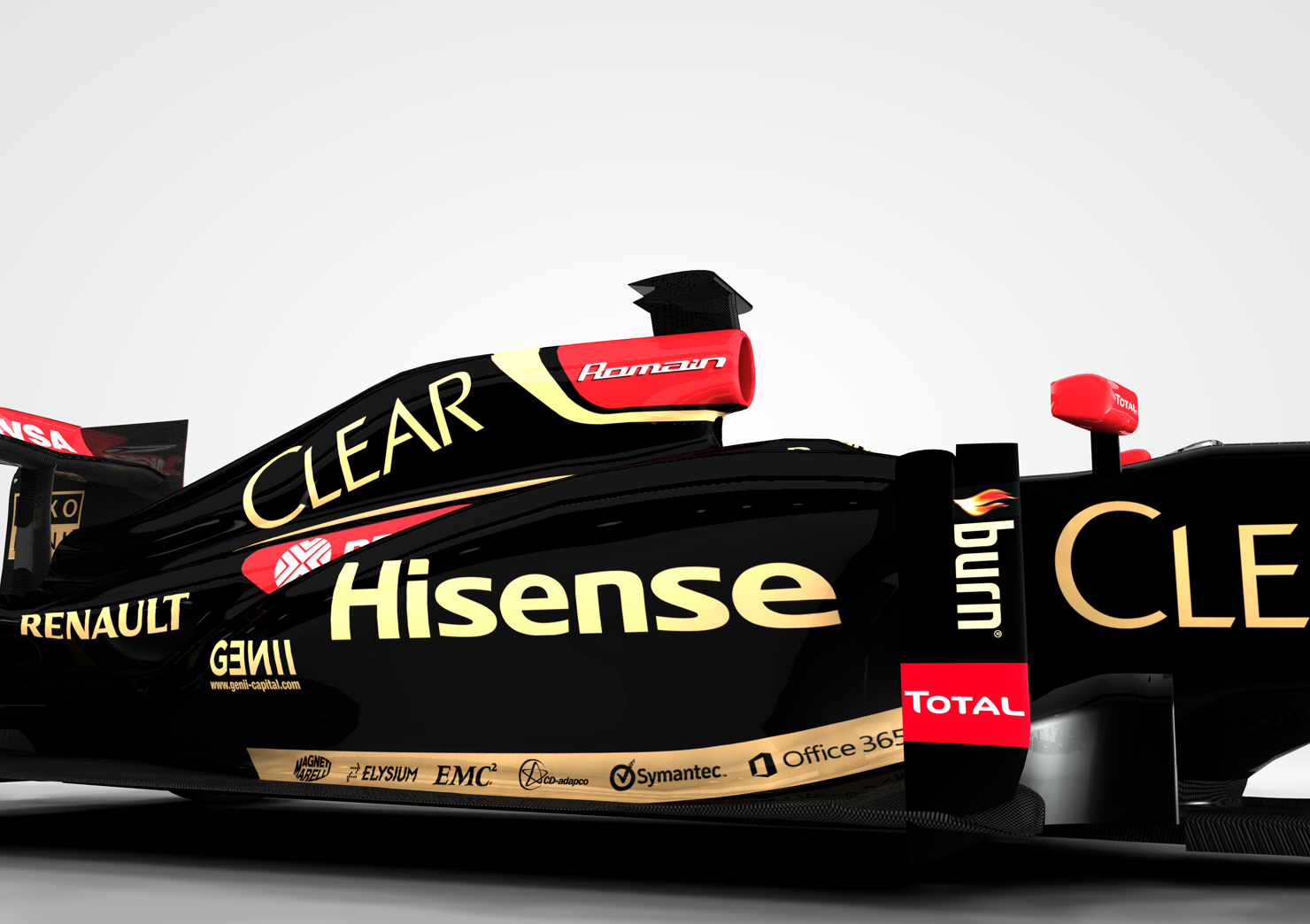hisense sponsor Lotus F1 Team