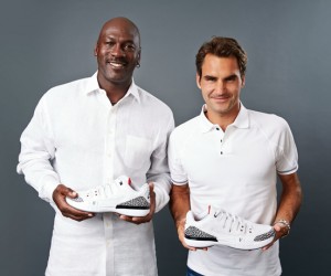 Nike réunit Roger Federer et Michael Jordan dans une chaussure de tennis, la NikeCourt Zoom Vapor AJ3 by Jordan !