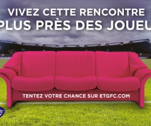 L’ETG FC met en place une opération canapé VIP en bord de pelouse contre l’Olympique de Marseille