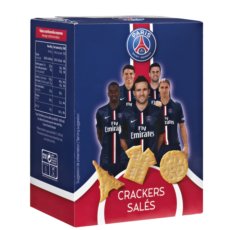 crackers PSG chips Europe Snacks_