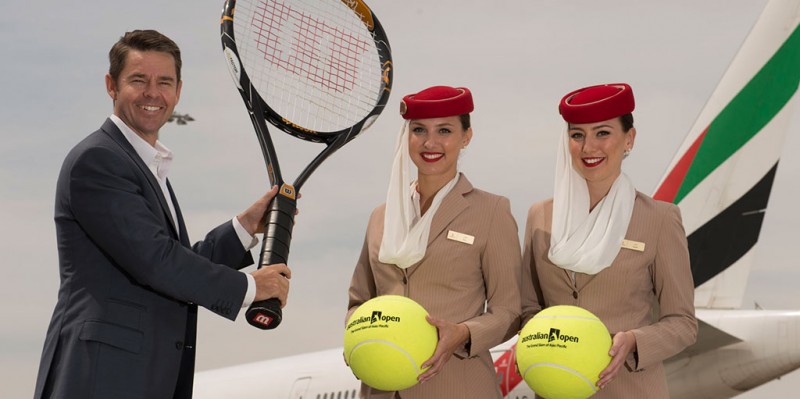 emirates australian open sponsoring tennis