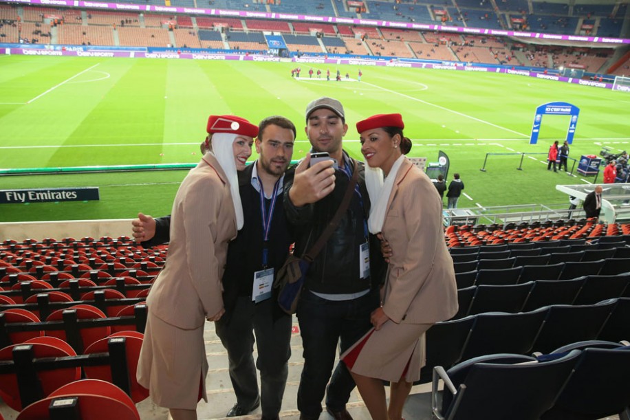 emirates hôtesses PSG