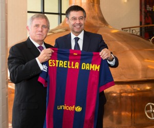 La bière Estrella Damm prolonge son partenariat avec le FC Barcelone jusqu’en 2018