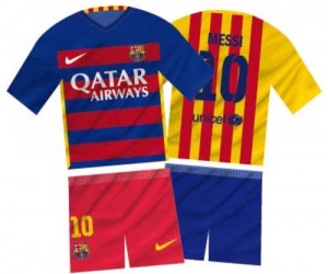 Les nouveaux maillots 2015/2016 du FC Barcelone dévoilés ?