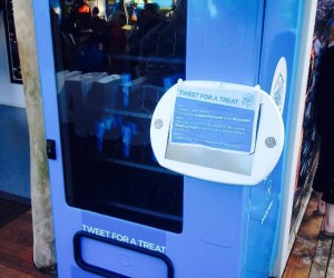 Un distributeur automatique de goodies qui fonctionne aux tweets à l’Open d’Australie 2015