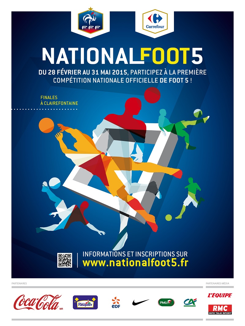national foot 5 tournoi 5 FFF Carrefour