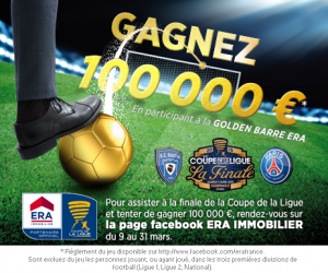 Une Golden Barre à 100 000€ lors de Bastia – PSG (Finale Coupe de la Ligue 2015)
