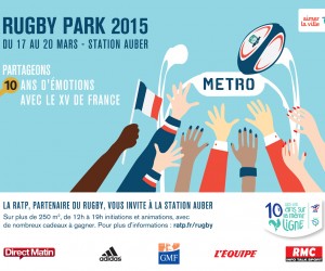 La RATP célèbre ses 10 ans de partenariat avec la Fédération Française de Rugby