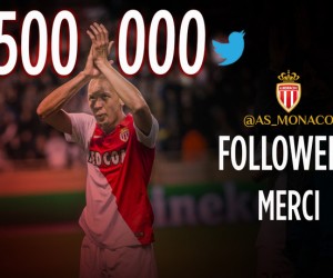 L’AS Monaco régale ses Fans 2.0 pour célébrer la barre des 500 000 Followers sur Twitter