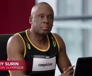 L’assurance belairdirect met en scène l’ancien sprinter canadien Bruny Surin dans sa nouvelle publicité