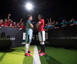 Puma organise un face à face entre Sergio Agüero et Radamel Falcao avant le derby de Manchester