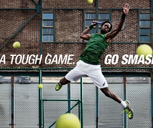 Asics lance sa nouvelle campagne tennis avec Gaël Monfils et la publicité « It’s a tough game. Go smash it. »