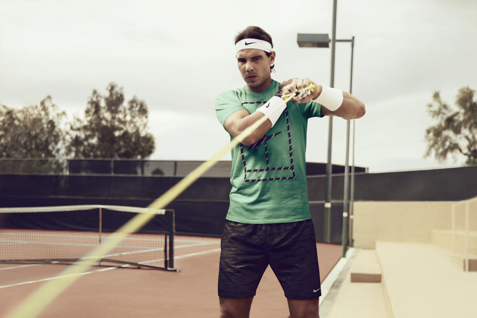 rafa nadal t shirt training nike nikecourt tennis roland garros 2015