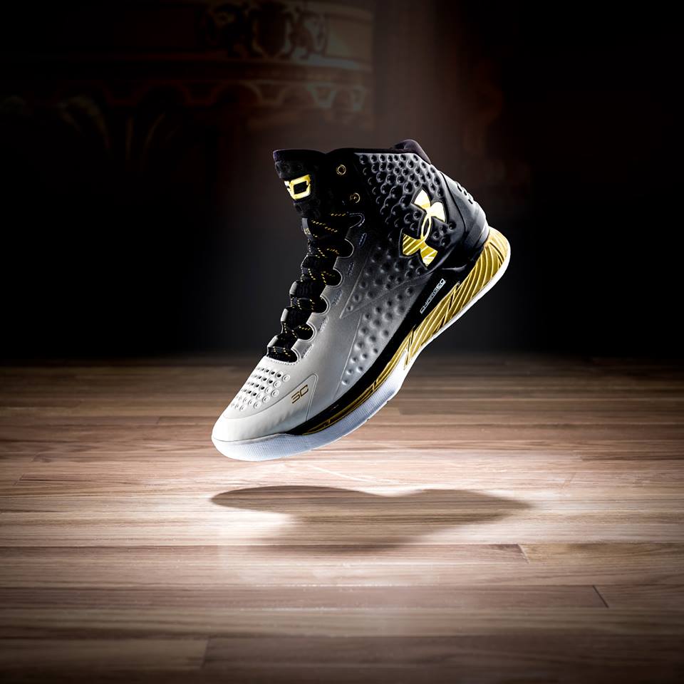 stephen curry under armour MVP shoe curry one gold