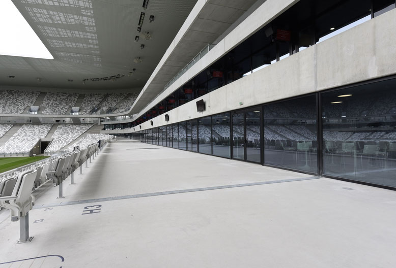 terrasse VIP nouveau stade bordeaux