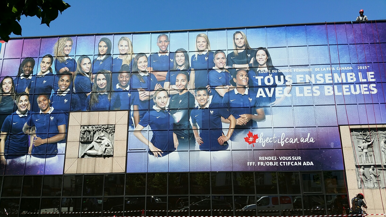 objectif canada FFF équipe de france féminine coupe du monde 2015 tous ensemble avec les bleues