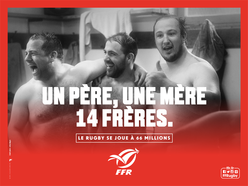 FFR campagne communication le rugby se joue à 66 millions