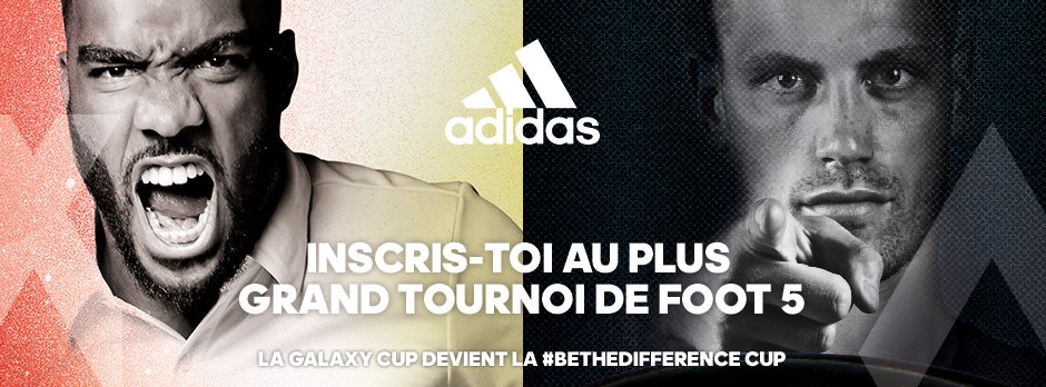 adidas tournoi foot 5 be the difference cup