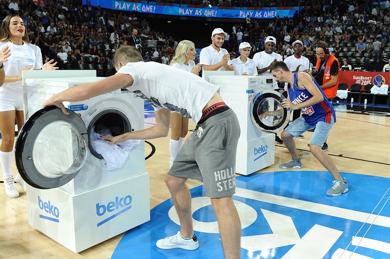 beko eurobasket jeu mi-temps machine à laver activation