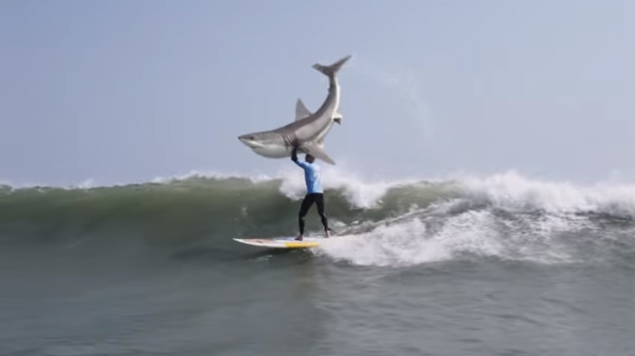 Mick Fanning KFC South africa commercial shark surf