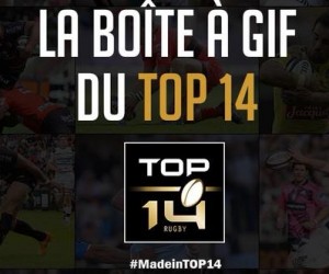 Digital – La LNR surfe sur la vague de la Coupe du Monde de Rugby avec « La boîte à gifs » pour promouvoir le TOP 14