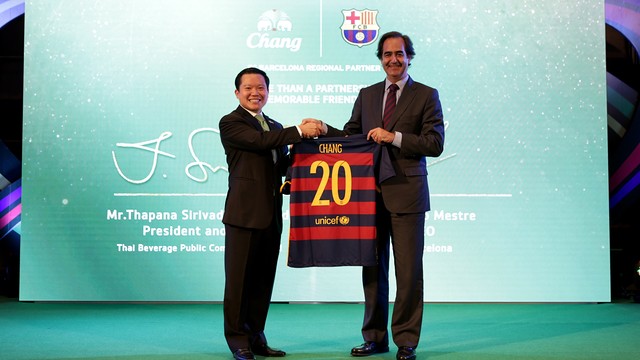 Chang FC Barcelona sponsoring