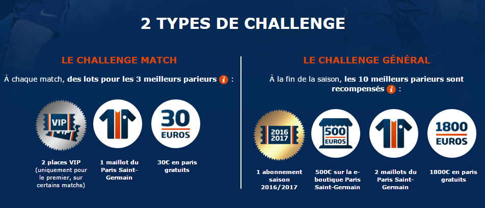 paris challenge ligue PMU PSG