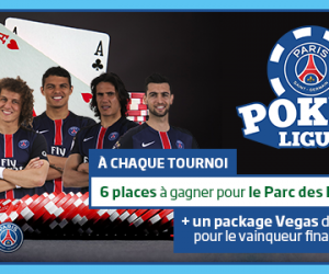 PMU active son partenariat avec le PSG en organisant la « Paris Poker Ligue 2016 »