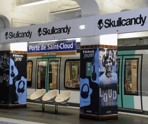 Skullcandy et Thiago Silva squattent la station de métro Porte de Saint-Cloud