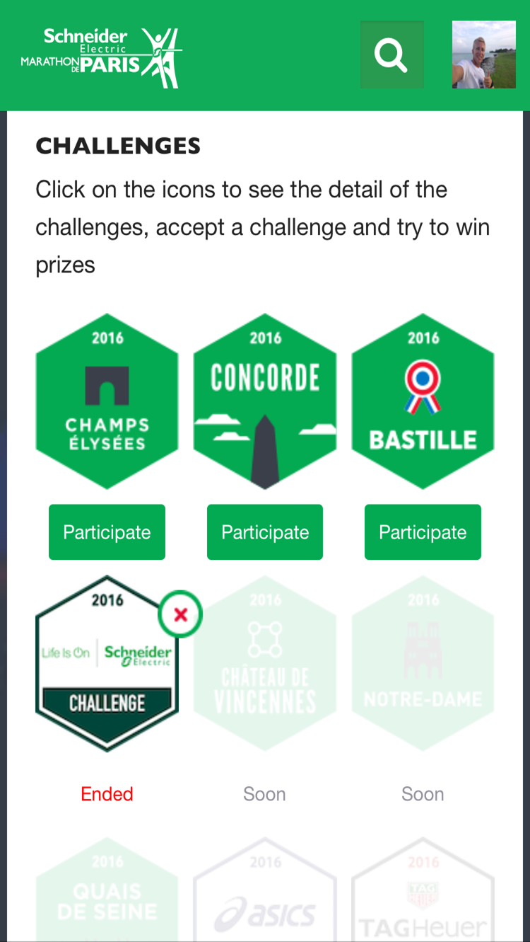 digital application marathon paris 2016