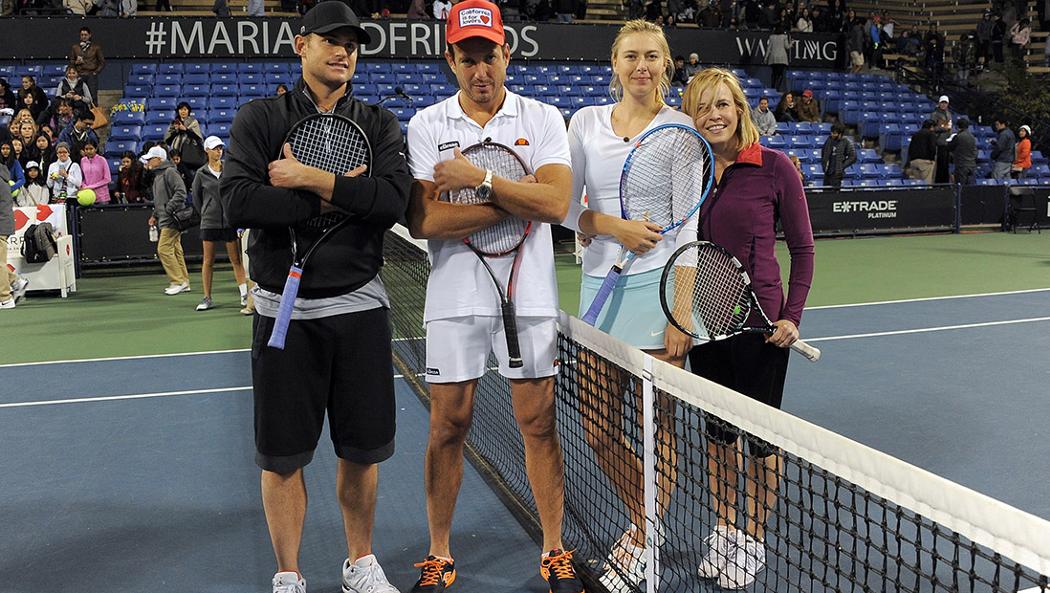 porsche maria sharapova and friends tennis los angeles 2015