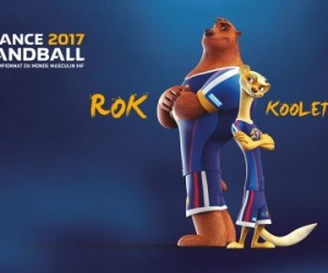 Voici ROK & KOOLETTE, les deux mascottes du Championnat du Monde de Handball Masculin 2017