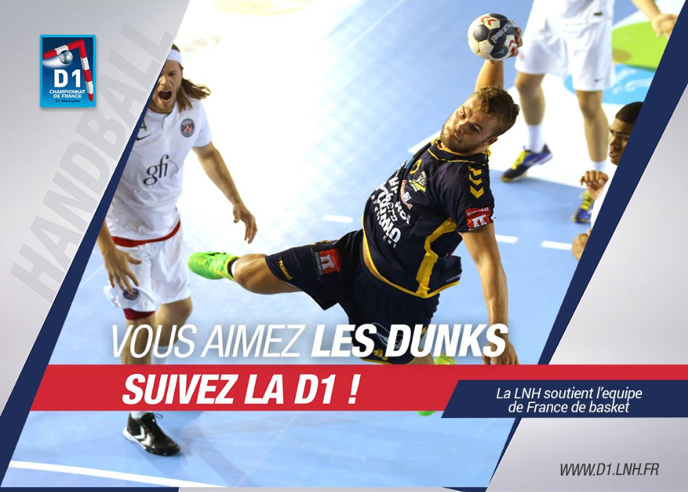 d1 handball LNH communication basket