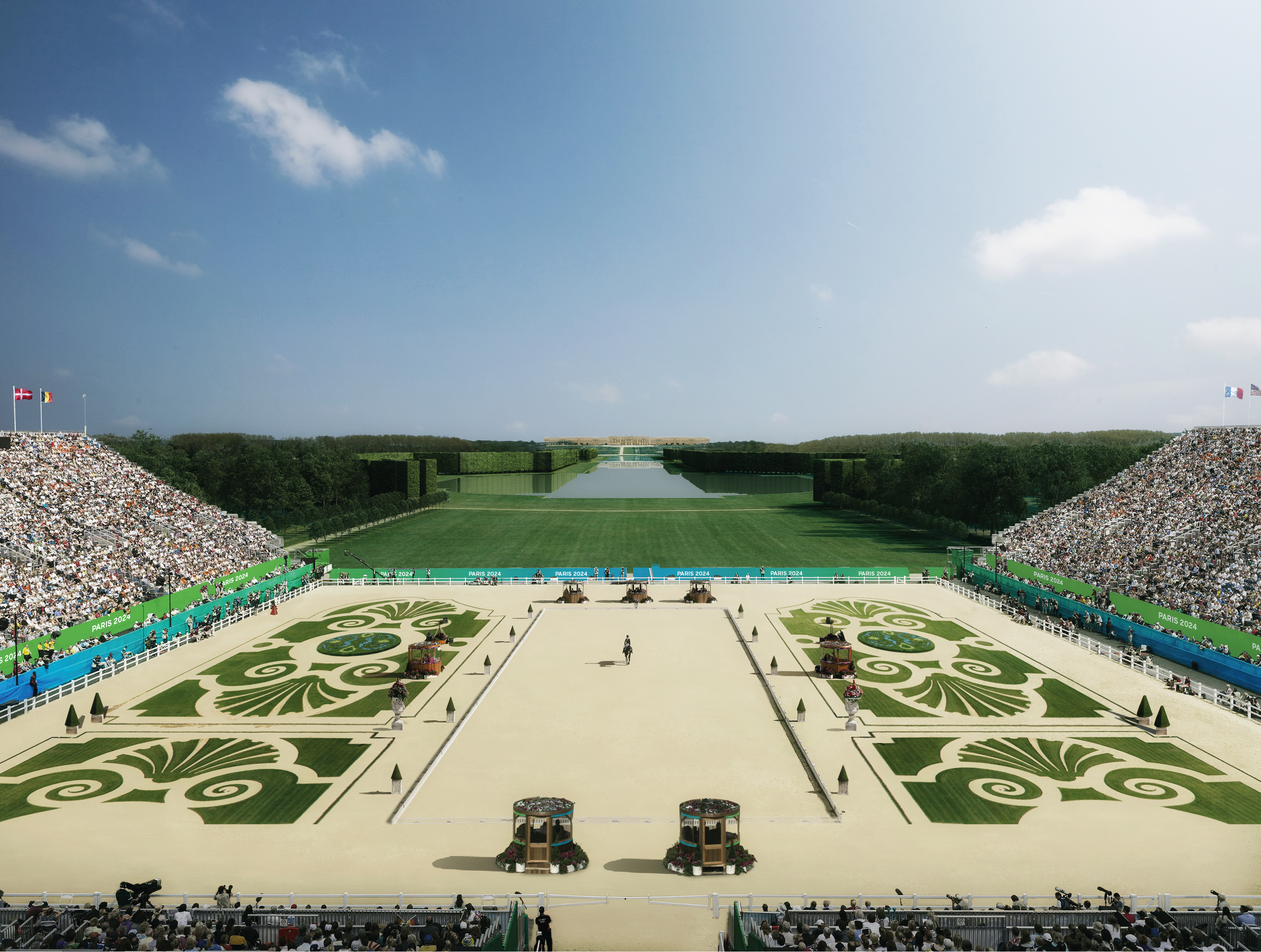 JO paris 2024 Parc du Chateau de Versailles (Sports Equestres + Pentathlon)