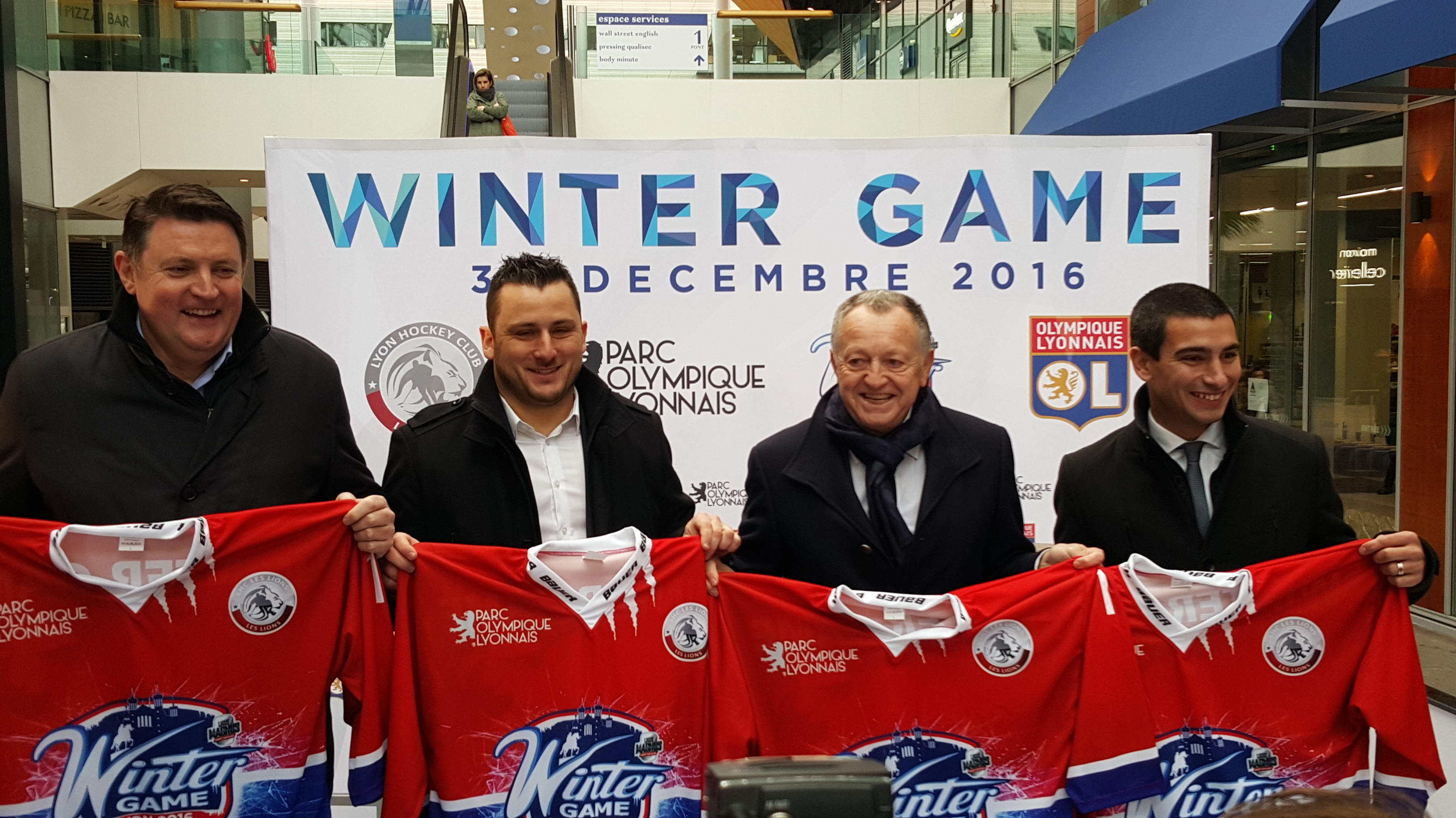 Winter Game 2016 Parc OL hockey sur glace Lyon OL LHC