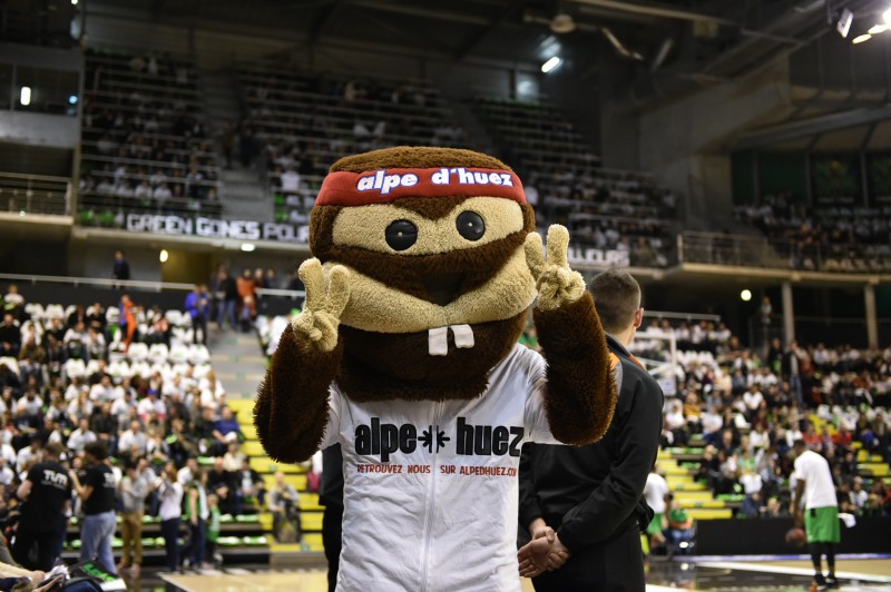 mascotte alpe d'huez ASVEL basket astroballe