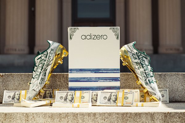 ADIZERO 5-STAR  SNOOP dogg CLEATS football money 2016