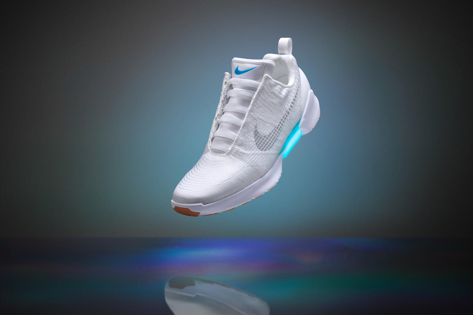 Nike HyperAdapt 1.0 white adaptive lacing 2016
