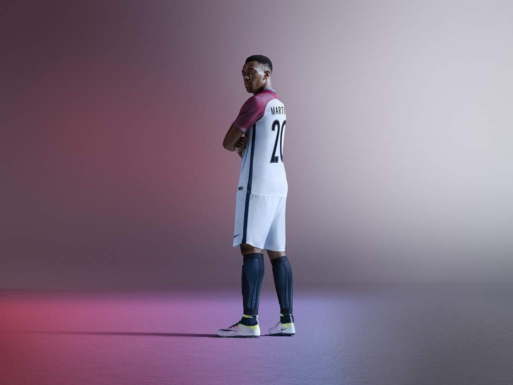 anthony martial nouveau maillot Equipe de France tricolore FFF Nike football UEFA EURO 2016