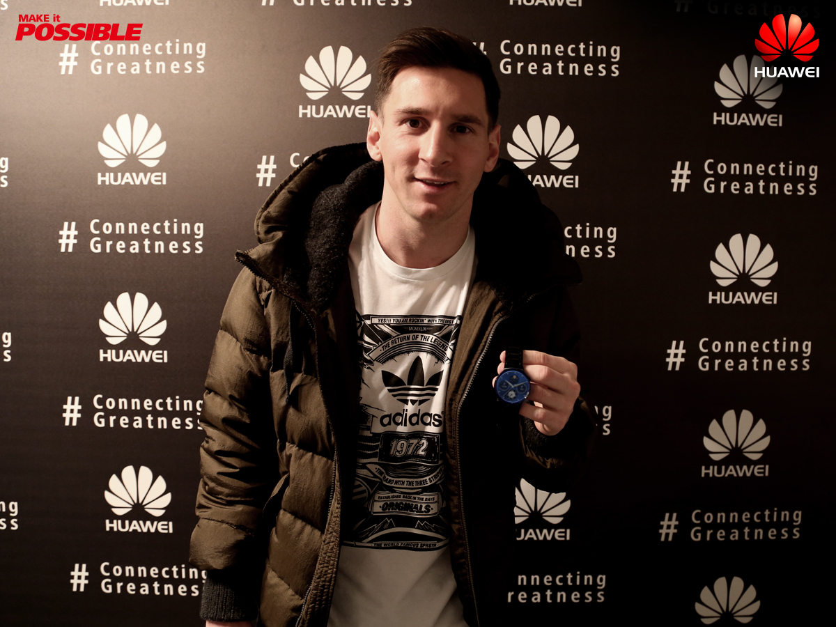lionel messi huawei