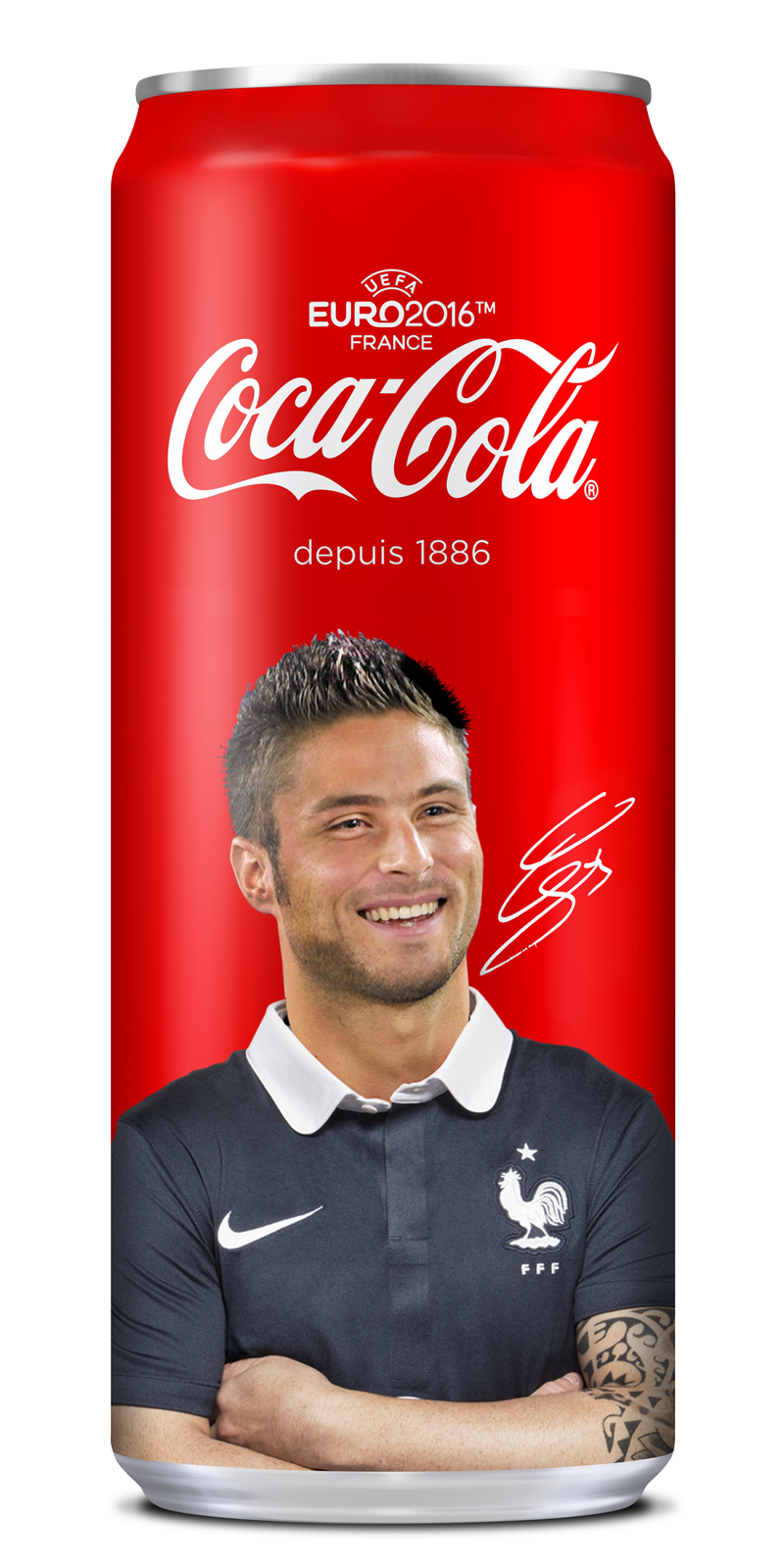 slim can coca-cola UEFA EURO 2016 olivier giroud