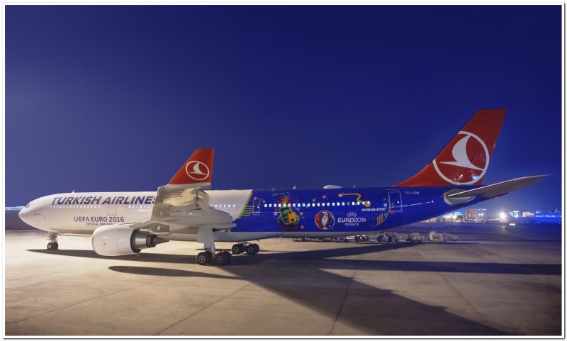 Avion turkish airlines UEFA EURO 2016 Airbus A330-300