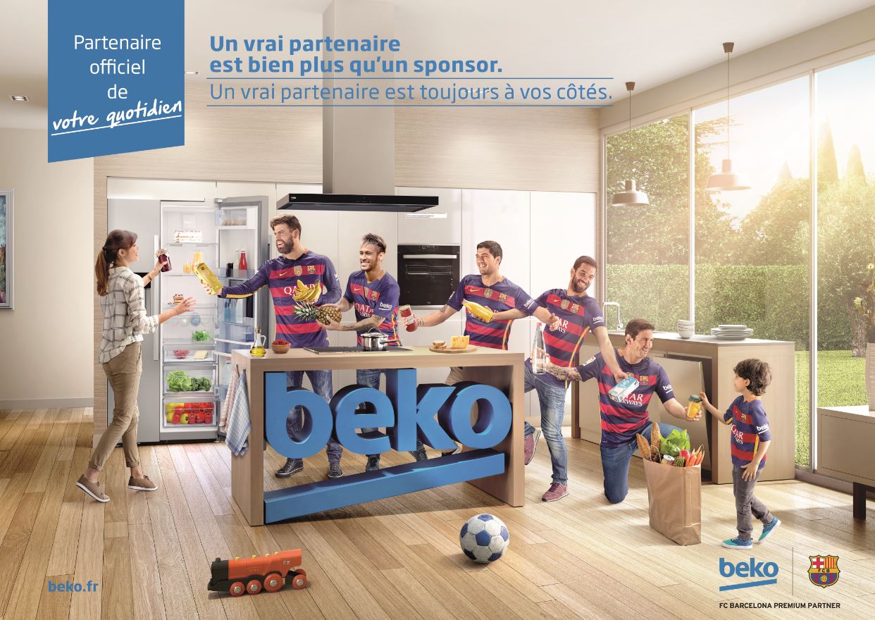 Beko FC Barcelone 2016 partenaire officiel du quotidien