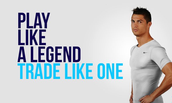 Cristiano Ronaldo XTrade sponsor trade